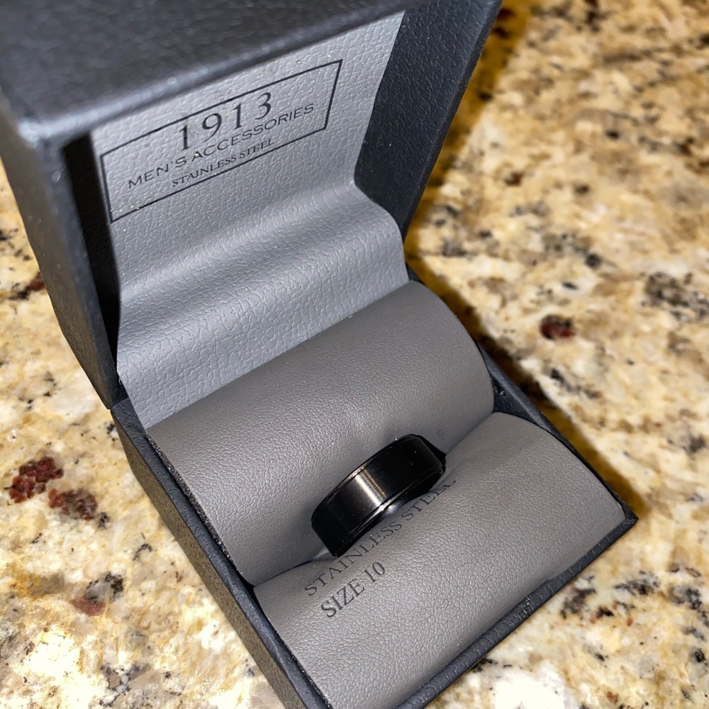 1913 Men’s Accessories stainless steel ring